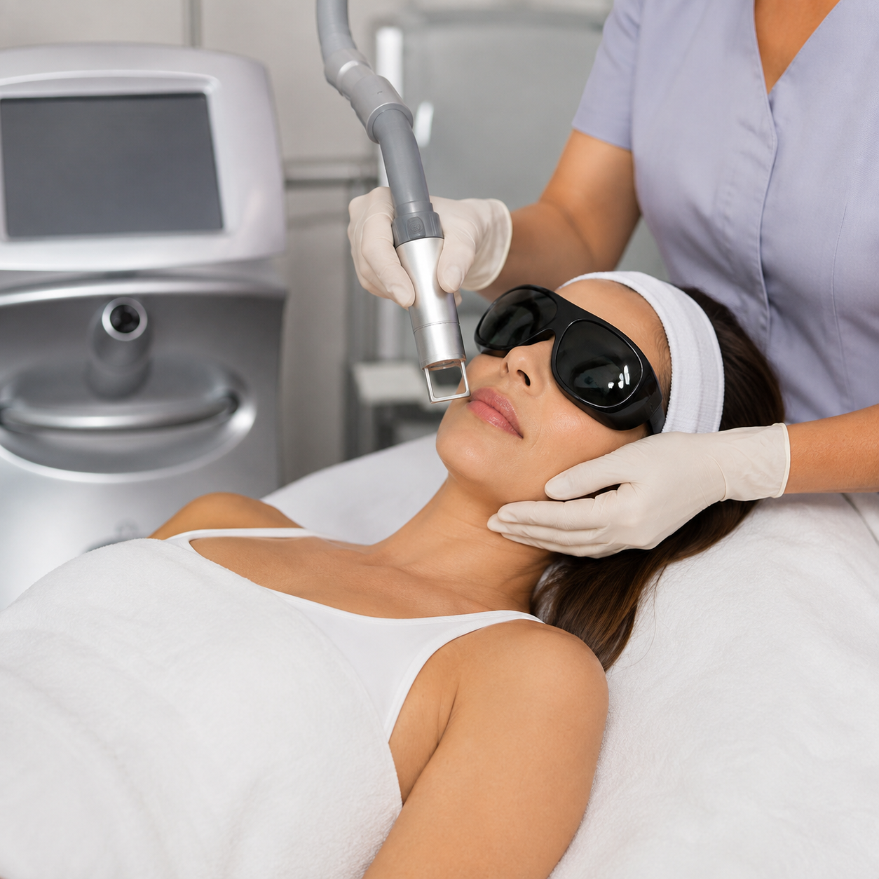 RETIRO MANCHAS MELASMA CON LASER QSWICHT NDYAG